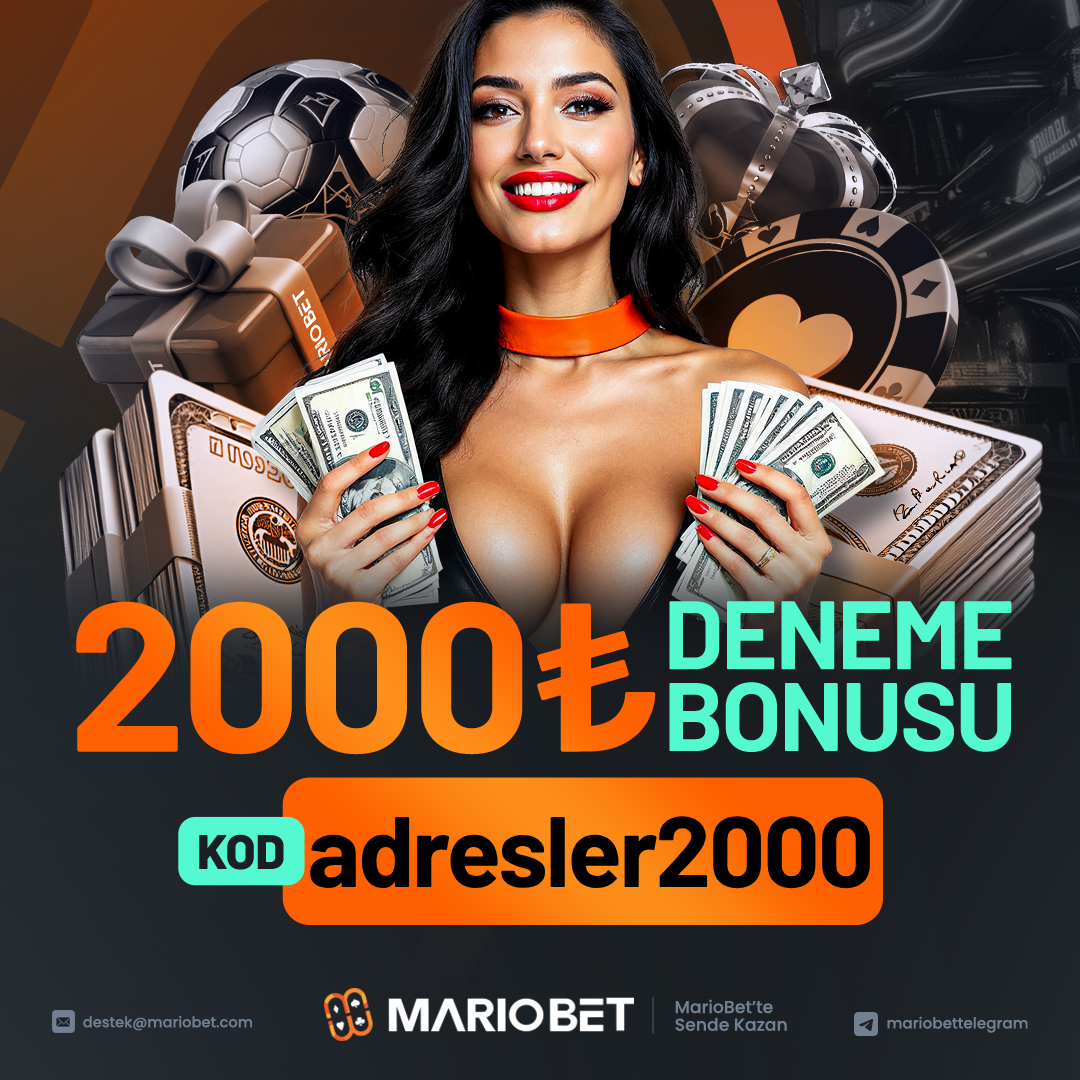 Mariobet 2000TL Deneme Bonusu kod adresler2000